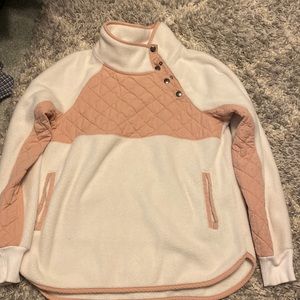 Abercrombie and Fitch quarter snap fleece small